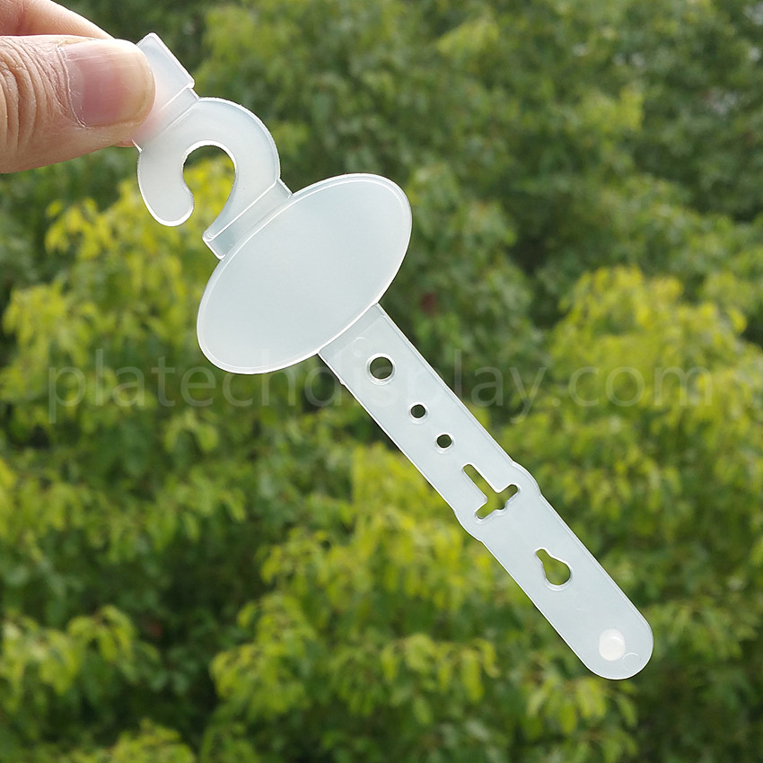 HK12 Plastic PP Leather Belt Products Package Display Hanging Clip Buckle Clasps For Garments Accessories On Pegs Hooks 200pcs