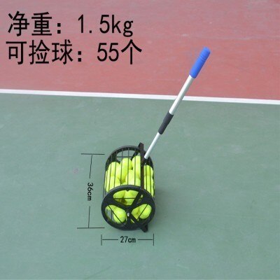 Emmer stijl Baseball Bal Collector Tennis Pick Up gear Softbal Hopper Softbal Honkbal tennisbal retriever B81604: Tennis