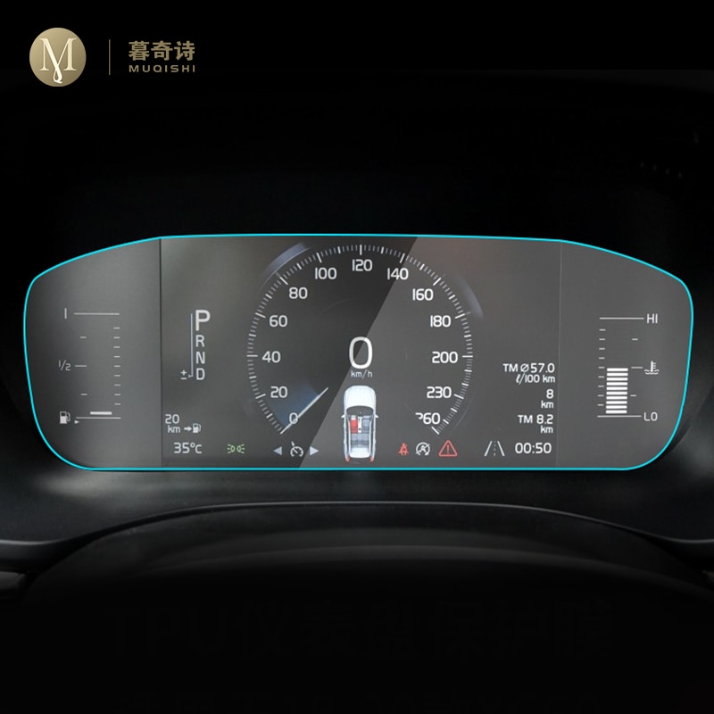 Til volvo  xc90 xc40 s90 s60 v60 instrumentpanel filmdæksel lcd skærmbeskytter tpu digital cockpit cover interiror tilbehør