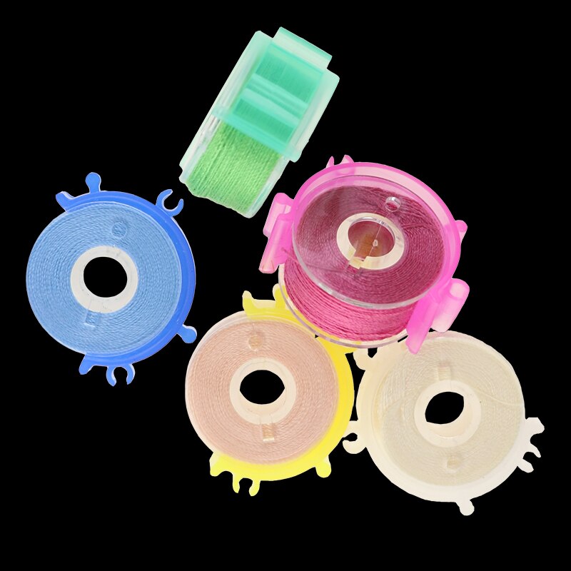 10PCS Bobbin clip colorful half moon clip plastic bobbin clip to prevent thread from falling off
