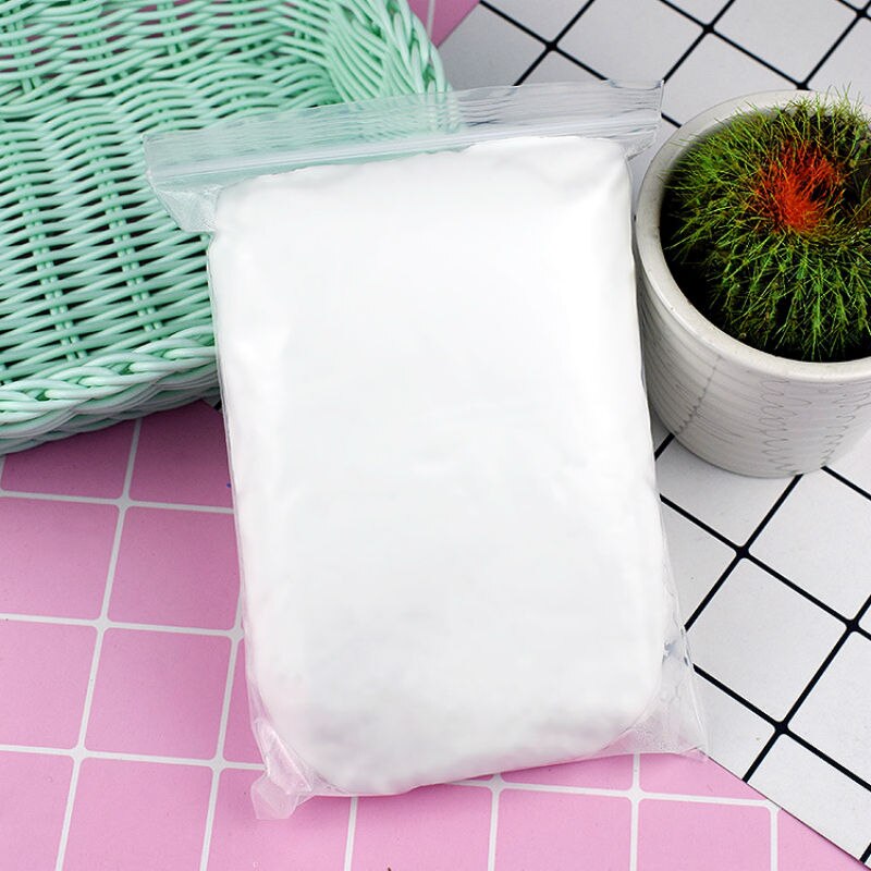 Weiß Super Licht Papier Tonne Lizun 100G Boden Schleim Weiche Polymer Simulation Kuchen Anti-betonen Schlamm Kitt Plastilin Kind Spielzeug: Ursprünglich Titel