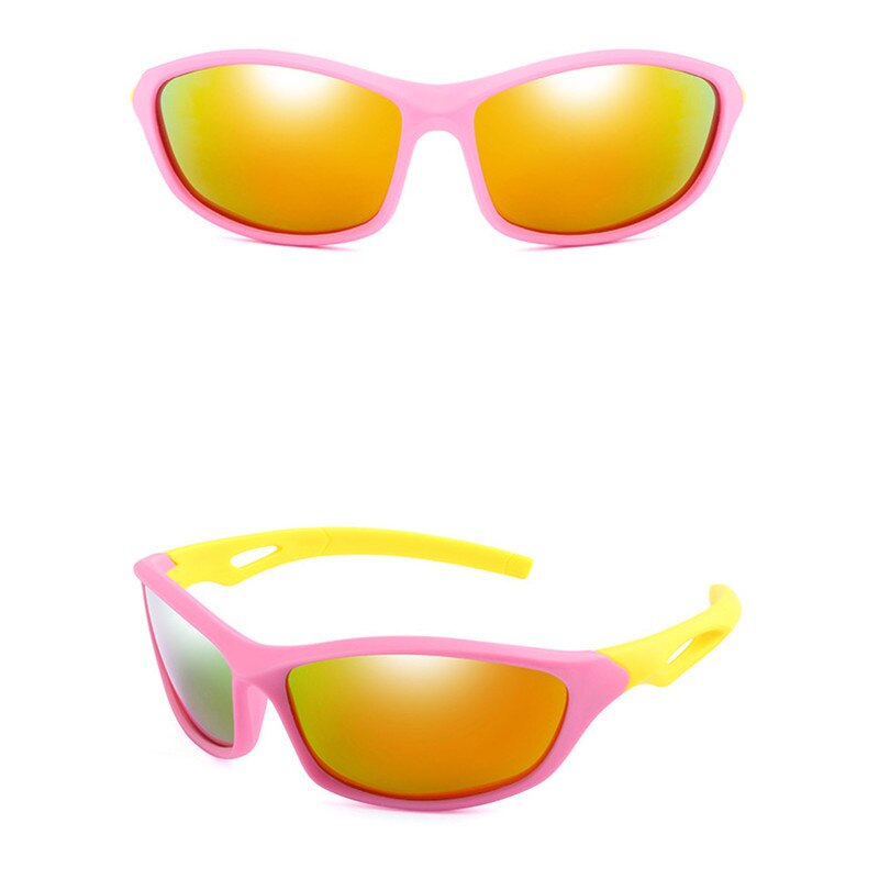 SOJOS Schattige Ronde Zonnebril voor Kinderen Meisjes Jongens UV400 Bescherming SK5606 met Koffie Montuur/Bruine Lens