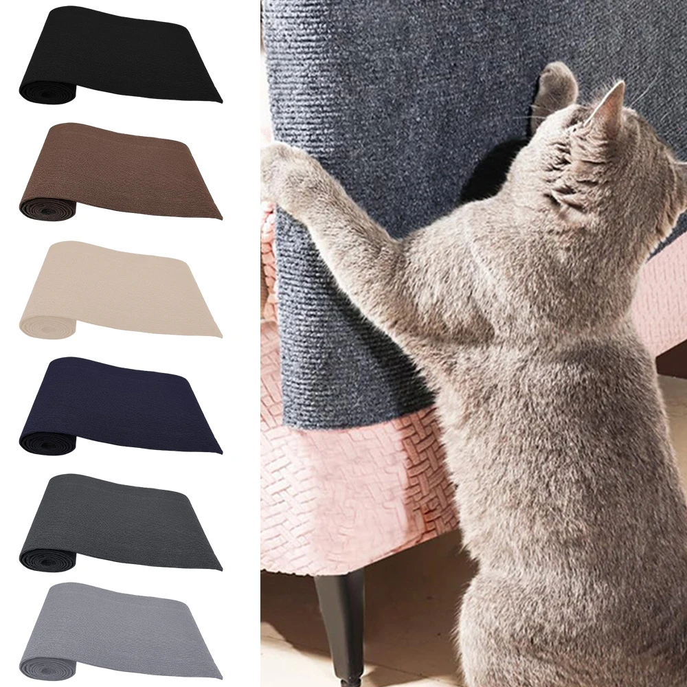 Klettermatte für Katzen mit selbstklebender Rückseite, robuste, rutschfeste Mehrzweck-Kratzunterlage, Möbel, Schutzmatte, Haustierzubehör