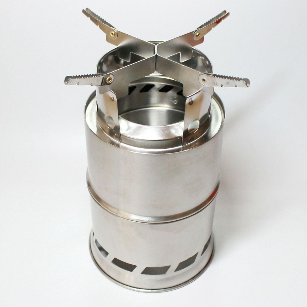 Folding wood stove stainless steel windproof outdoor stove Split Efficient burning Ordinary outdoor environment