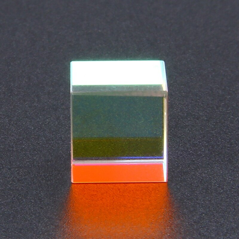 Kuutio dikroinen prisma 10 x 10mm viallinen risti optinen lasi peiliyhdistäjä jakaja sisustus läpinäkyvä luokka moduuli tutkimuslelu