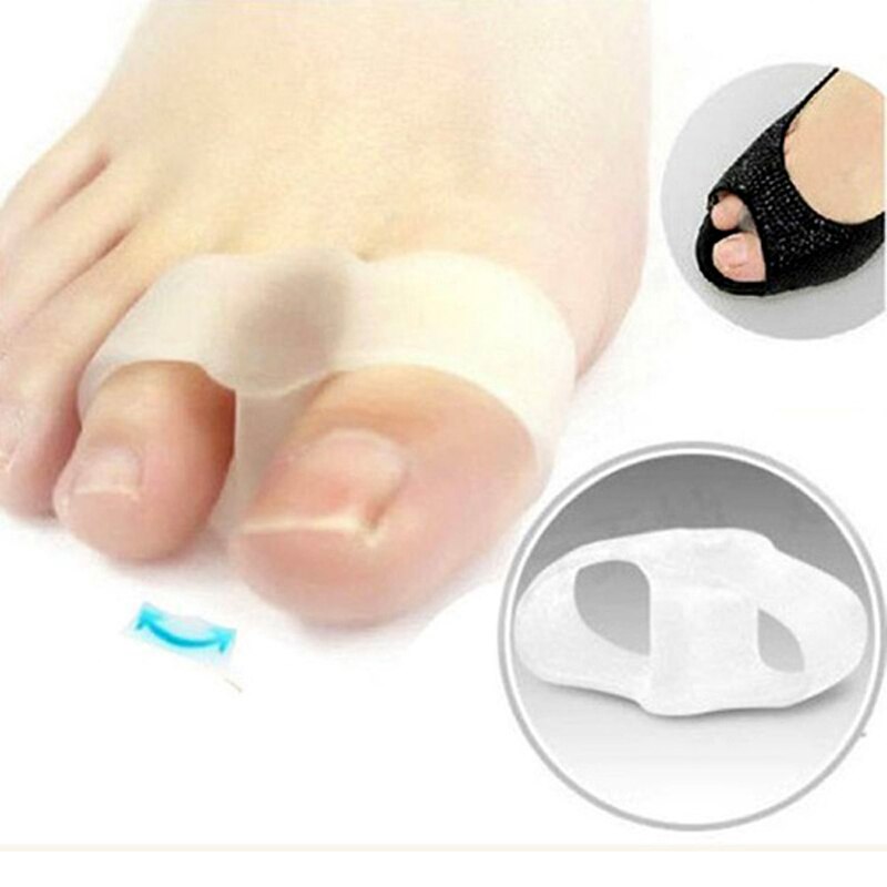 3Pair Silicone Gel Toe Separator Hallux Valgus Separateur Ortei Toe Seperators Pedicure Plantillas Para Los Pies Foot Care Tool