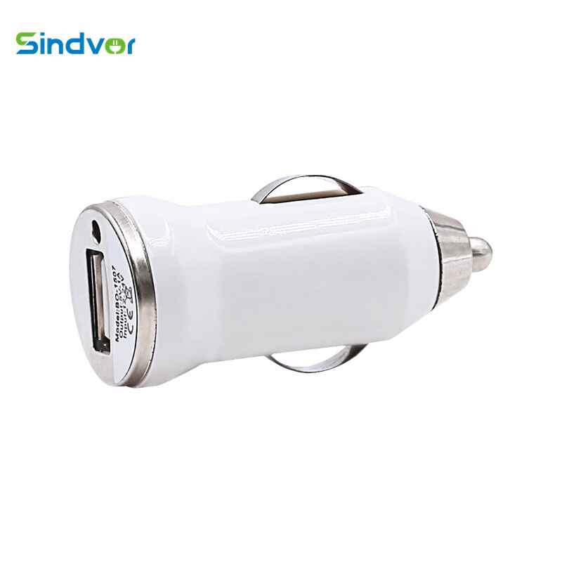 Uitverkoop Usb Car Charger Opladen Power Adapter Input 12-24V Dc Output 5.0V 1000mA Voor Apple ipod Touch Voor Iphone 4 5 6 7