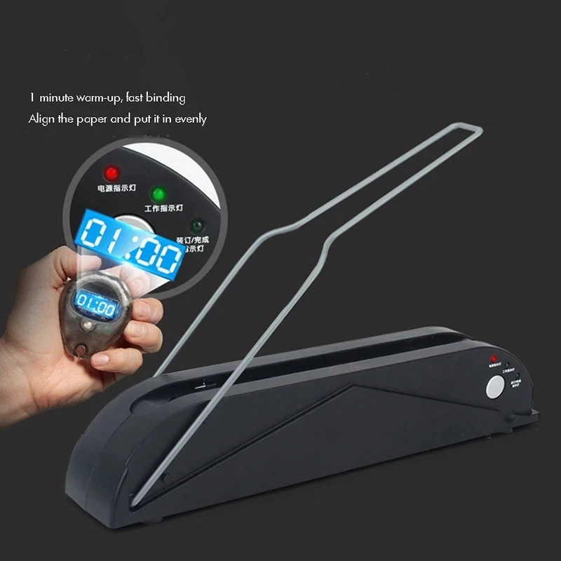 Thermal Binding Machine -Melt Bookbinding Gluing Machine Melting Bid Document Financial Certificate Invoice Folder