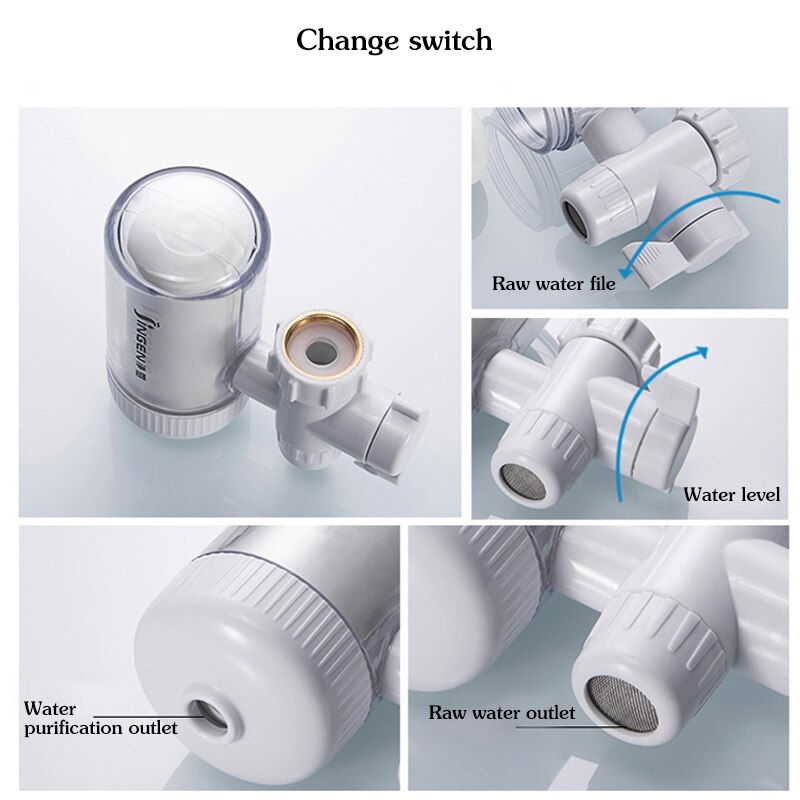 Faucet Water Purifier Tap Water Purifier Kitchen Faucet Washable Percolator Water Filter Filtro Rust Bacteria Removal