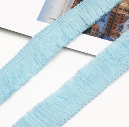 5 meter polyester fransar spetsar handgjorda kuddar kläder örhängen smycken dekoration tofsar mesh vit rosa ros 2.5cm: No4
