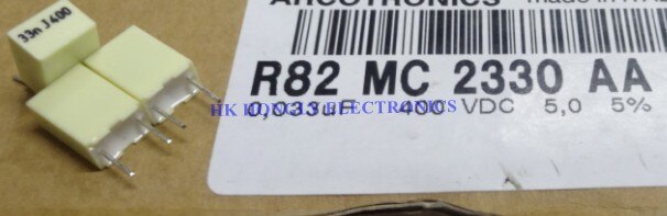 50PCS R82 10nJ400 22nJ400 33nJ400 47nJ400 0.01UF 0.022UF 0.033UF 0.047UF 10NF 22NF 33NF 47NF 400V P=5mm Film Capacitor
