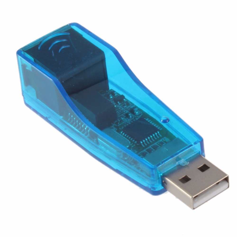 USB 1.1 Zu LAN RJ45 Ethernet 10/100Mbps Netzwerk Karte Adapter Für Sieg7 Sieg8 für Android für Tablette PC blau auf Lagerbier!