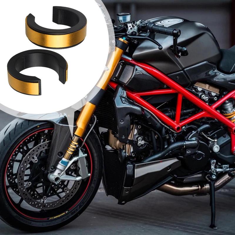 Front Fork Preload Rings 2X Front Shock Absorber Preload Ring 35mm Electric Vehicle Decorative Ring For Motorcycles