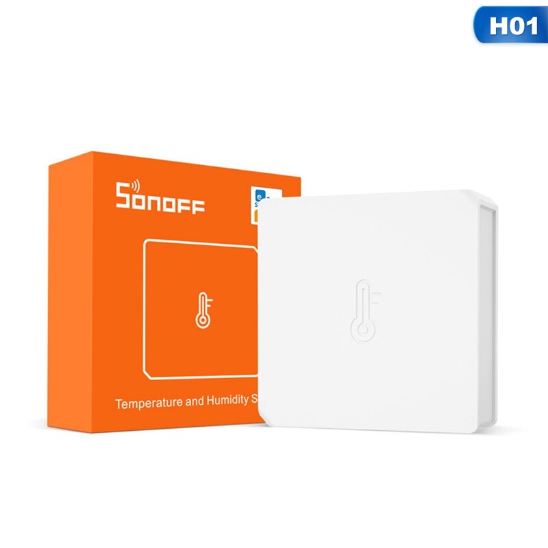 Sonoff snzb -02 temperatur- og fugtighedsføler i realtid underretninger smart hjem remotel skærm