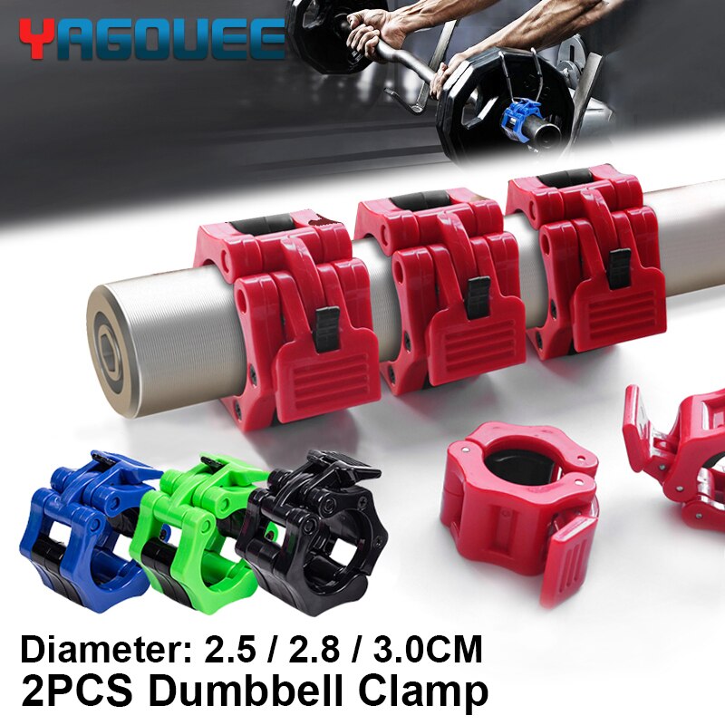 25mm 28mm 30mm Spinlock Collars Barbell Collar Lock Dumbell Clips Clamp Weight Lifting Bar Gym Dumbbell Fitness Body Building