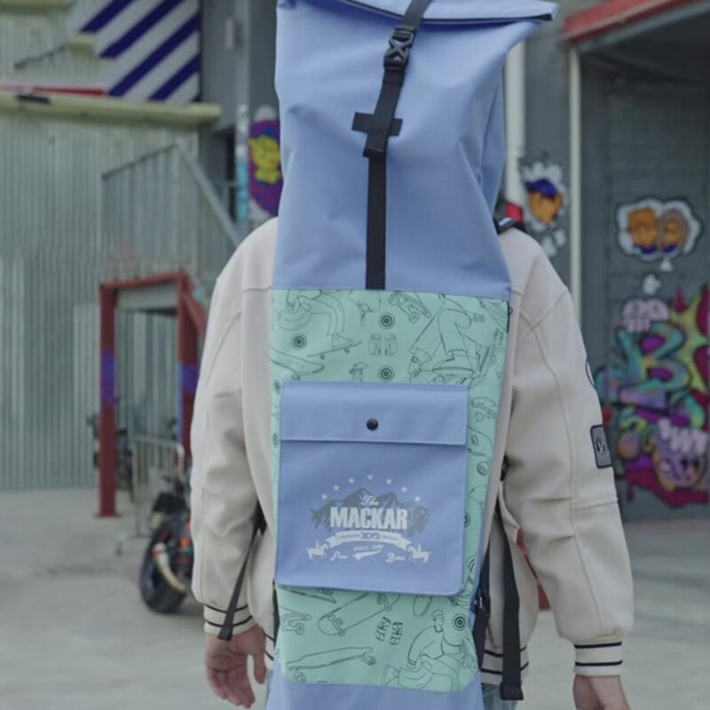MACKAR – sac à dos populaire SIMPLE pour Skateboard, sacs pliants pour Longboards, sacs universels pour planches de surf