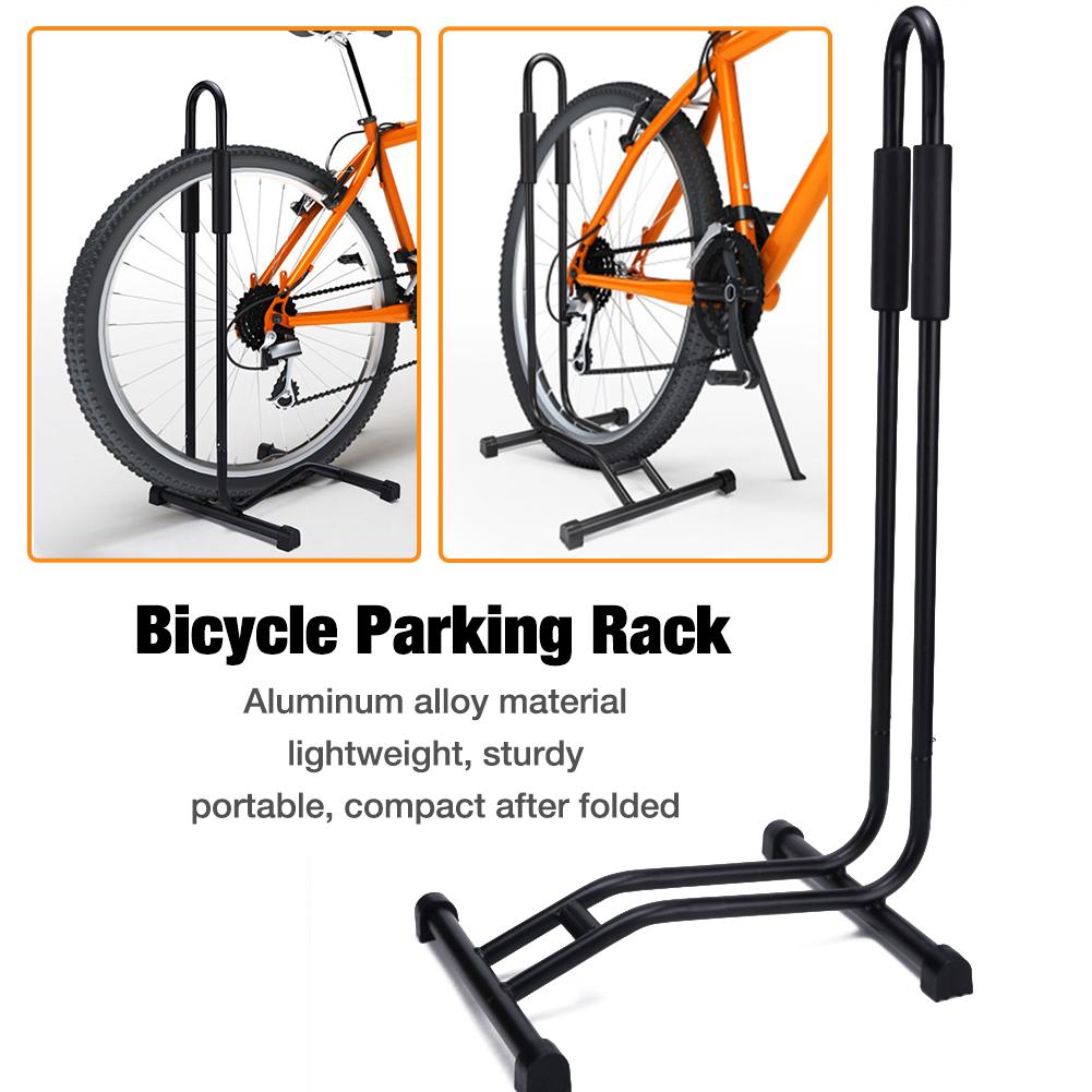 Bike Parking Rack Aluminiumlegering Draagbare Duurzaam Lichtgewicht Verstelbare Heigh L-Vorm Reparatie Stand Fietsen Apparatuur