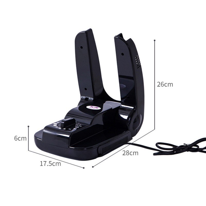 Boot Dryer Shoe Dryer Ozone, Glove Dryer & Boot Warmer With Heat Blower, Portable Adjustable Rack And Timer