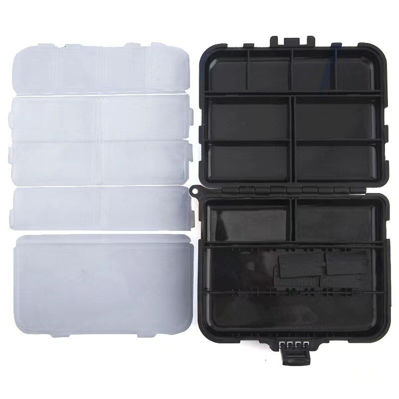 Caixas de armazenamento para isca de pesca, equipamentos de pesca, portátil, dupla face, isca, gancho organizador, mini utilitários iscas