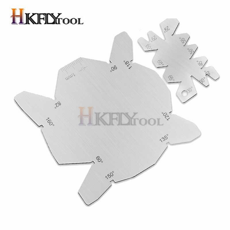 Drill Bits Angle Gauge Dirll Sharpener Tools S/S Inspection Angle Gage Stainless Steel Corner Front Edge Measuring Tool