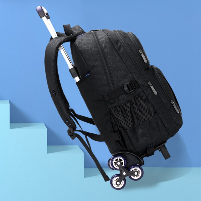 2022 zaino con ruote per scuola ZIRANYU per ragazzi borsa Trolley impermeabile con ruote zaino per scuola borse per bambini Mochilas