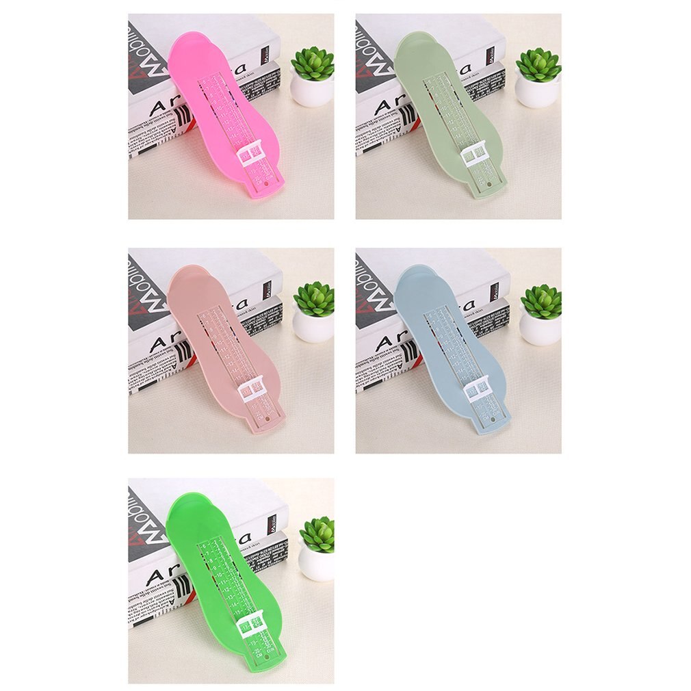 5 Colors Baby Foot Ruler Kids Foot Length Measuring device child shoes calculator for chikdren Infant Shoes Fittings Gauge Tools