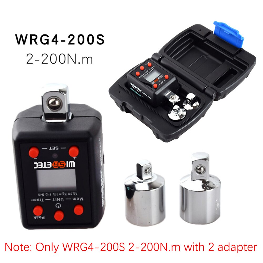 Professionele Elektronische Torquemeter Verstelbare Torque Meter 10-200Nm 17-340Nm Digitale Display Universele Torquemeter Wrench
