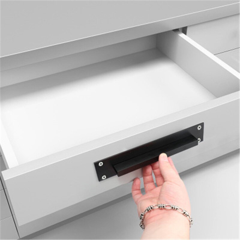 1pc Aluminum alloy sliding door handles Cupboard Cabinet drawer knobs pulls handles Furniture hardware and accessories