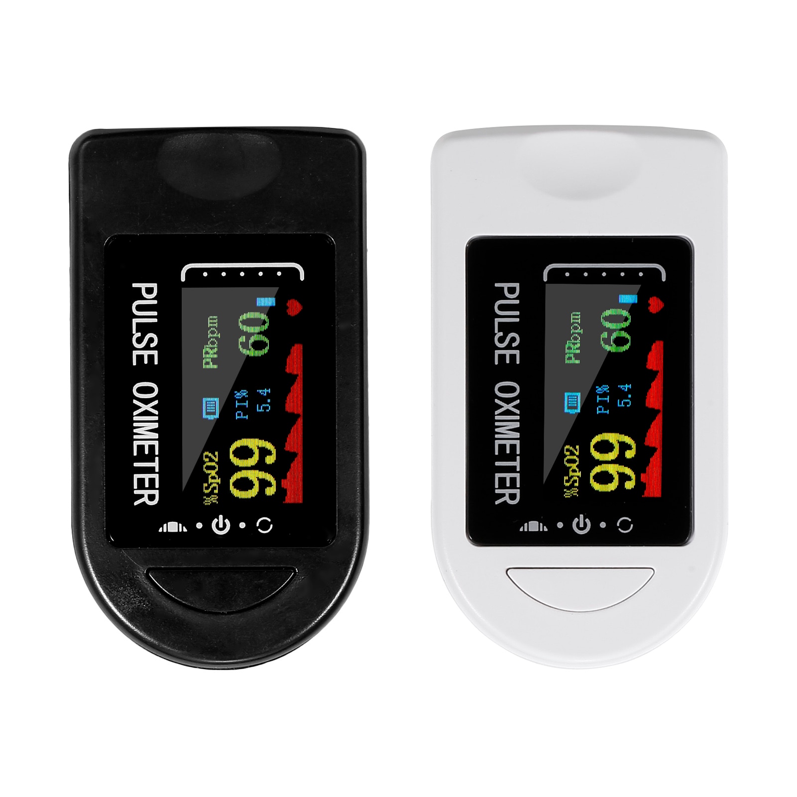 Bloed Zuurstof Vinger Pulsoxymeters Digitale Oximeter Verzadiging Monitor Meter Oled SpO2 Monitor Pr Polsslag Meting Meter