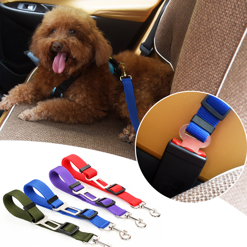 Huisdier Auto Leiband Voor Hond Harnas Gordel Lood Verstelbare Reizen Nylon Puppy Veiligheidsgordel Levert Veiligheid Controller Tractie Producten
