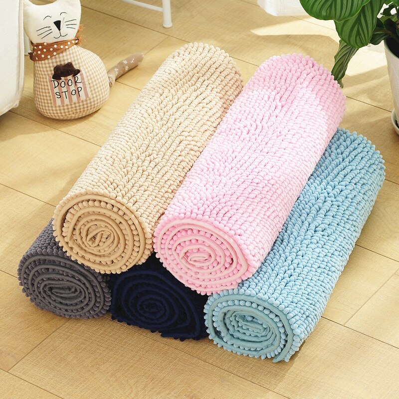 Antislip badmat chenille bad waterabsorptie douchemat 50*120 50*140cm