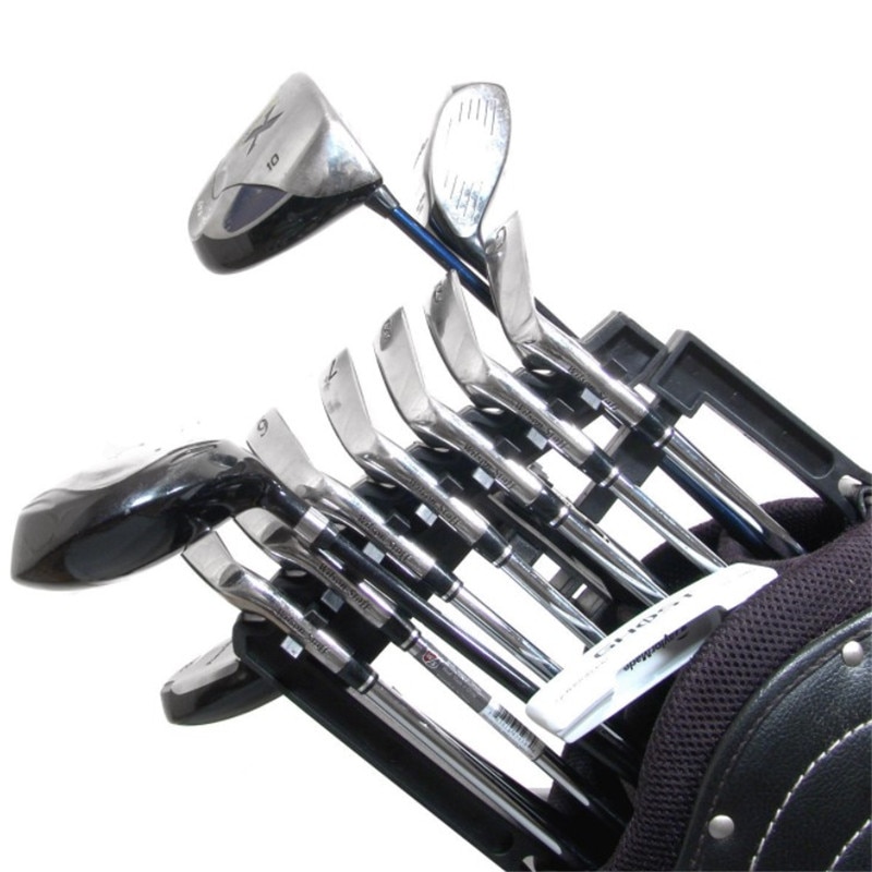 1Pcs Portable Golf 9 Iron Club ABS Shafts Holder Stacker To Protects Club's Heads And Shafts Fits Any Size Of Bags Organizer