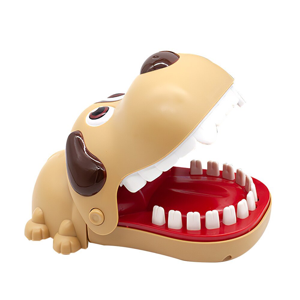 Dito mordente dentista gioco scherzi denti morso giocattolo divertente coccodrillo tirare denti giocattoli bambini classico mordere mano coccodrillo giochi regalo: D