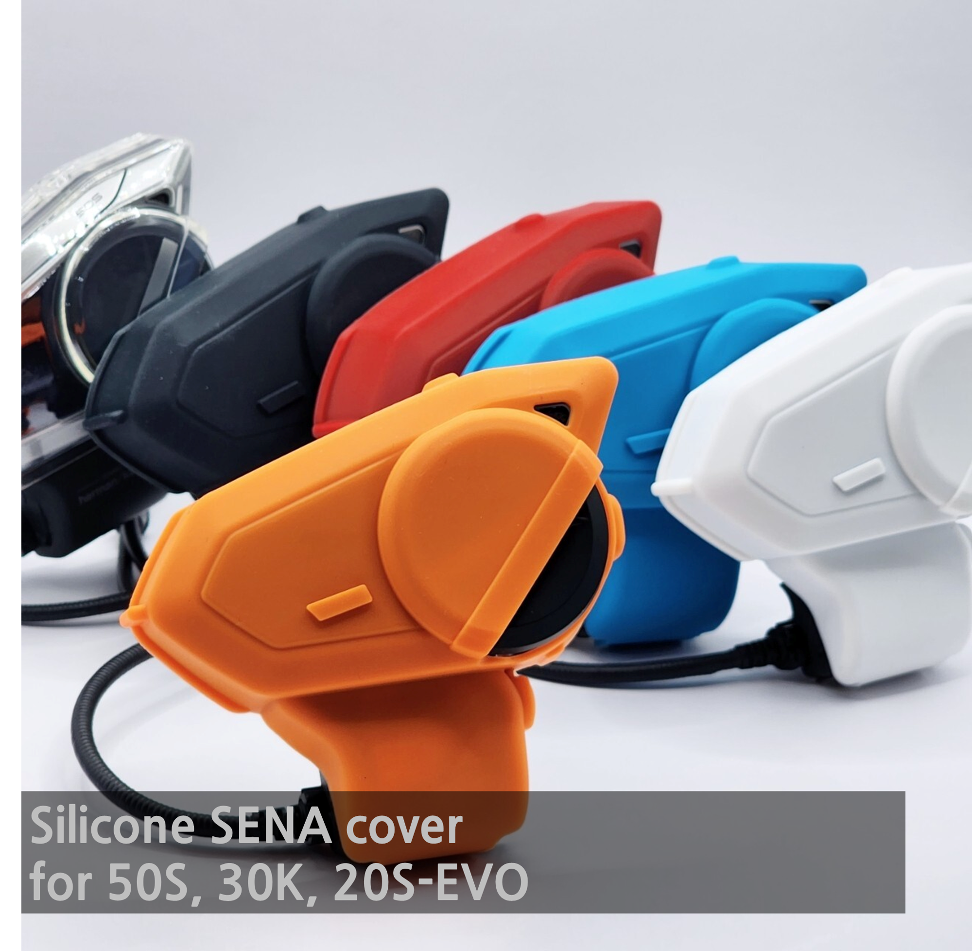 20S 30K 50S 60S Harman Kardon SENA BLUETOOTH WATERDICHTE BESCHERMING CASE COVER: Oranje