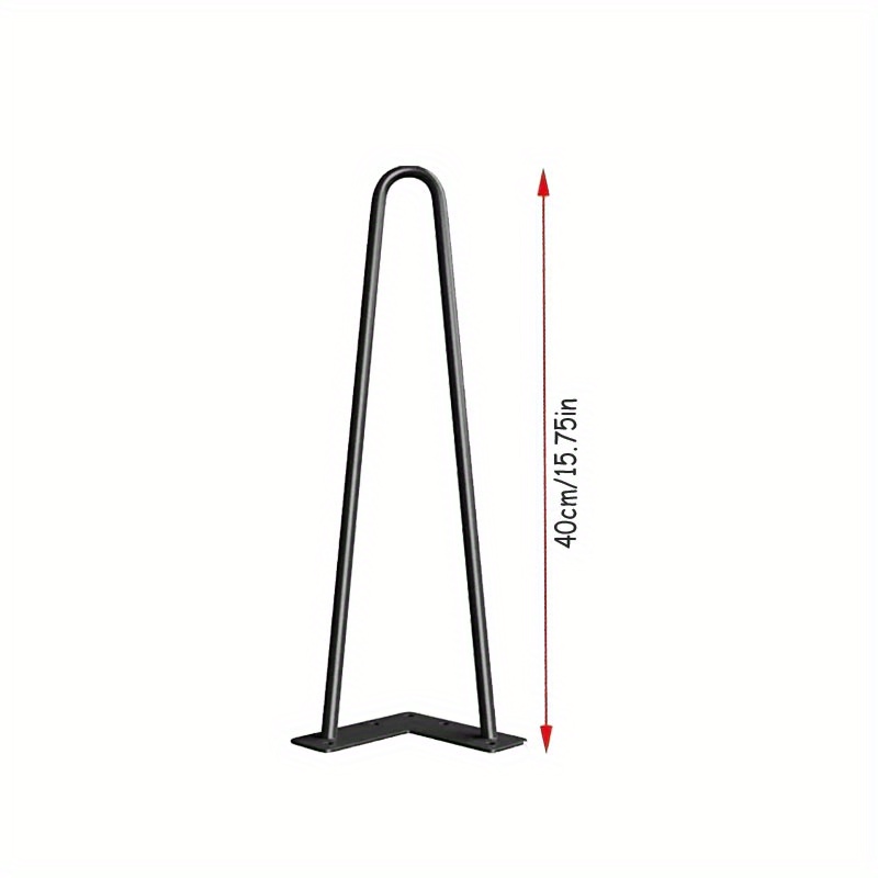 4 Uds. Patas de 40cm de altura para muebles, patas de Metal de hierro grueso para sofá, mueble de TV, mueble de baño, cama, mesa de centro, patas de repuesto