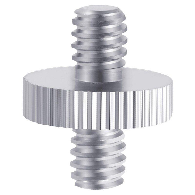 5 Pieces Metal Threaded Screw Adapter Tripod Screw Converter & 1x Lcd Monitor Adapter with Shoe Cold Shoe Base