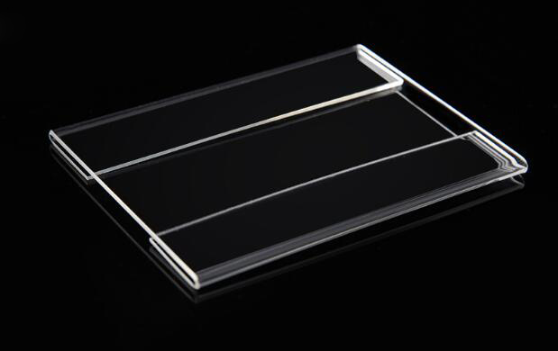 10X15cm 1.3mm Acrylic label sign tag price display rack shelf wall mounted desk adhesive label price sign holder label frame