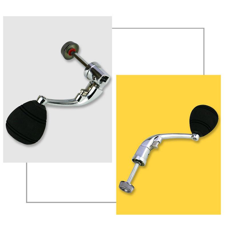 Haspel Vervanging Power Handvat Vissen Haspel Handvat Knop Draaiende Handvat Metalen Tuimelaar Grip Voor Draaiende Vishaspel Accessoire