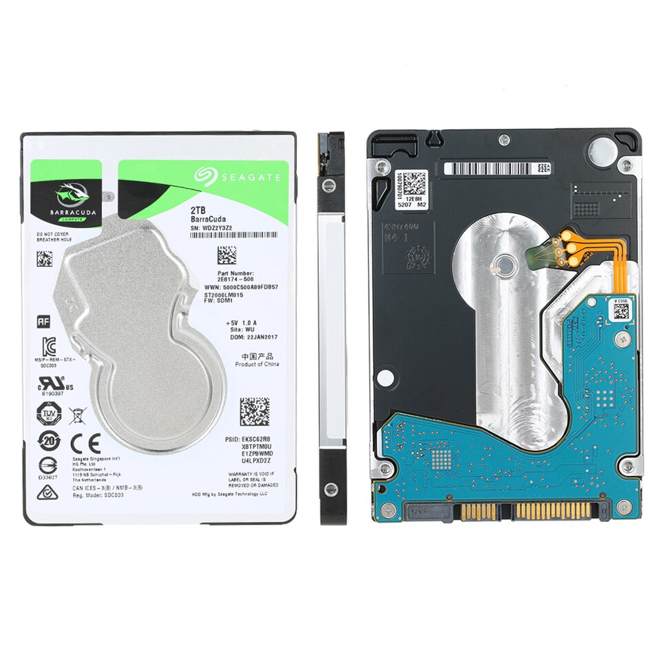 Seagate 1TB 2.5inch Internal HDD Notebook Hard Disk Drive 7mm 5400RPM SATA 6Gb/s 128MB Cache 2.5&quot; HDD For Laptop