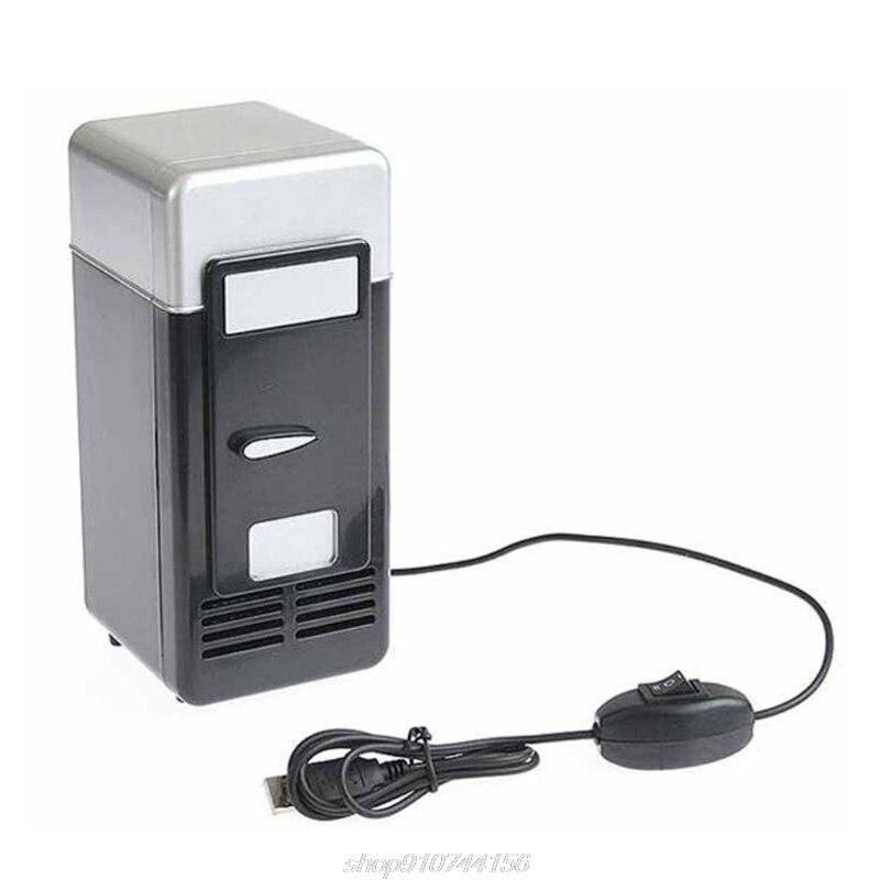 Portable Mini 780ml Fridge USB Powered Car Drink Cooler Home Desktop Boat Travel Cosmetic Fridge Multipurpose A10 21: 2