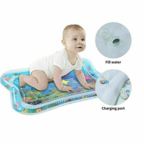 Watermat Baby Dual Use Toys Baby Games Inflatable Patted Pad Baby Inflatable Crawling Water Cushion Water Play Mat for Infants