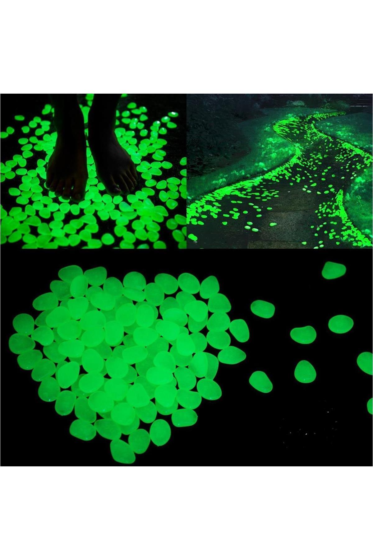 Decorative Fluorescent Pebbles Stones (50 PCs)