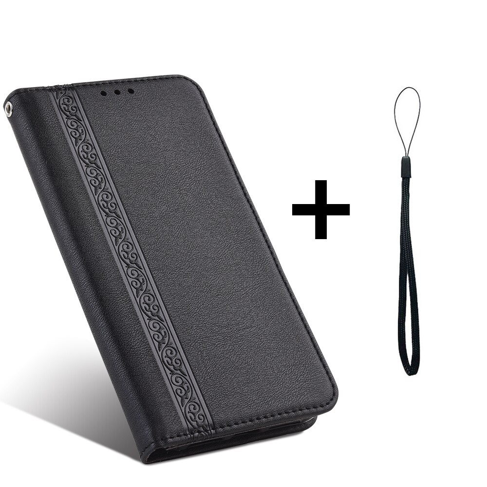Til samsung galaxy  m51 m515 m515f sm -m515f 6.7 '' cover på samsung  m51 m 51 shell  m515 m515f telefonpung læder stativ: Min mørkegrå