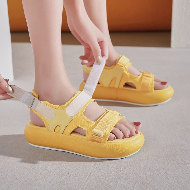 Sommer plattform sandaler kvinner ferie Strand sko roma sko kvinne sport sandaler åpenn tå sandaler dame sko zapatos de mujer