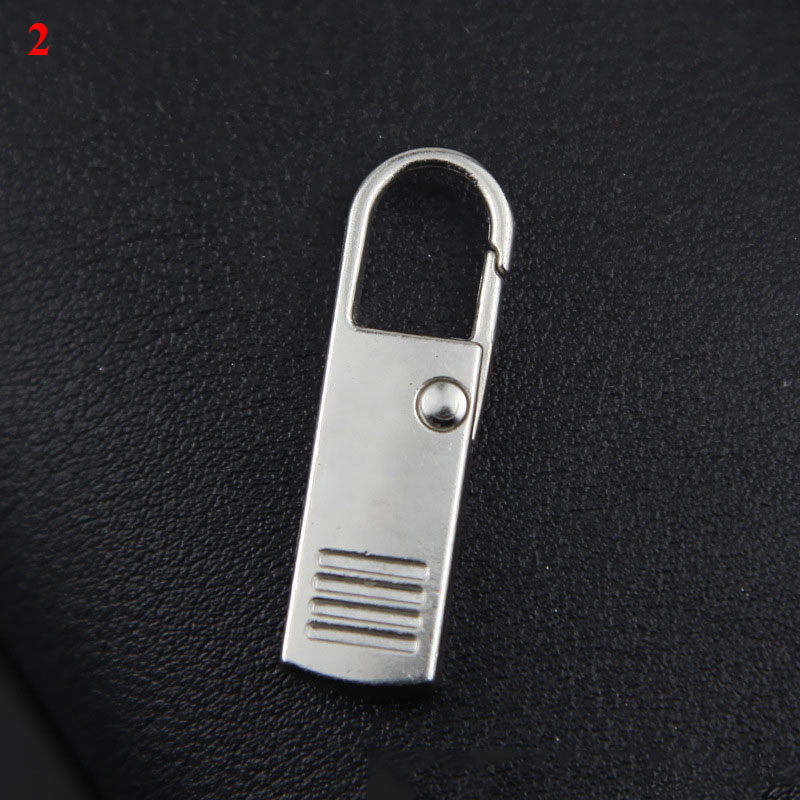 Universele Rits Puller Afneembare Rits Hoofd Instant Zipper Reparatie Kits Voor Rits Slider Diy Naaien Craft Naaien Kits Ritsen: 2
