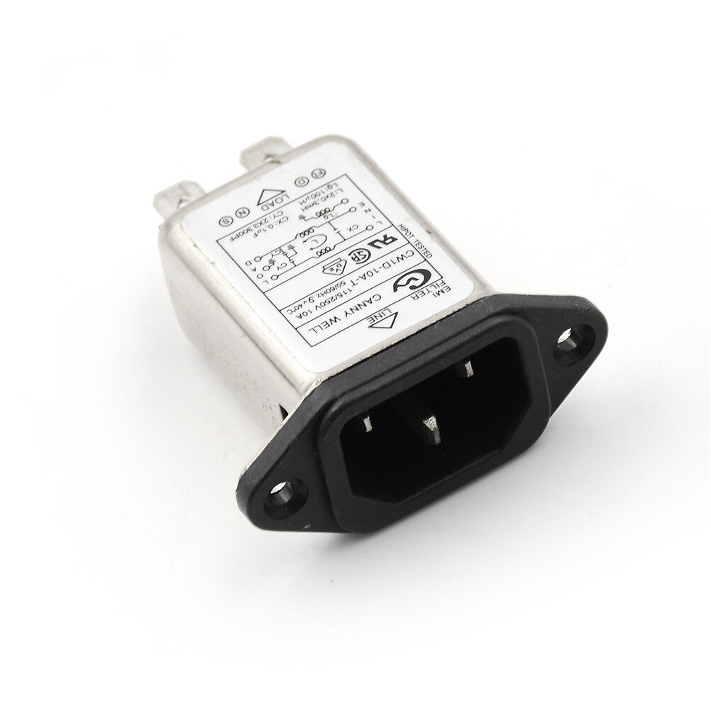1 pièces EMI RFI filtre ca 250V 10A CW1D-10A-T suppresseur ligne électrique filtre anti-bruit