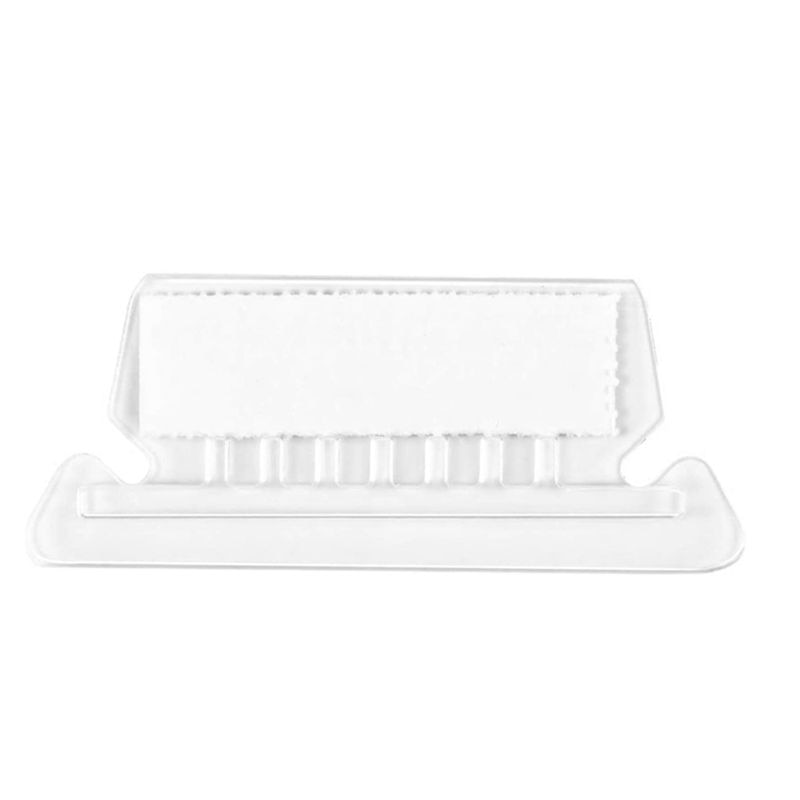 50PCS Classification Tag PVC Hanging File Holder Index Label Strip Durable Bendable For Organize And Distinguish Hanging Files