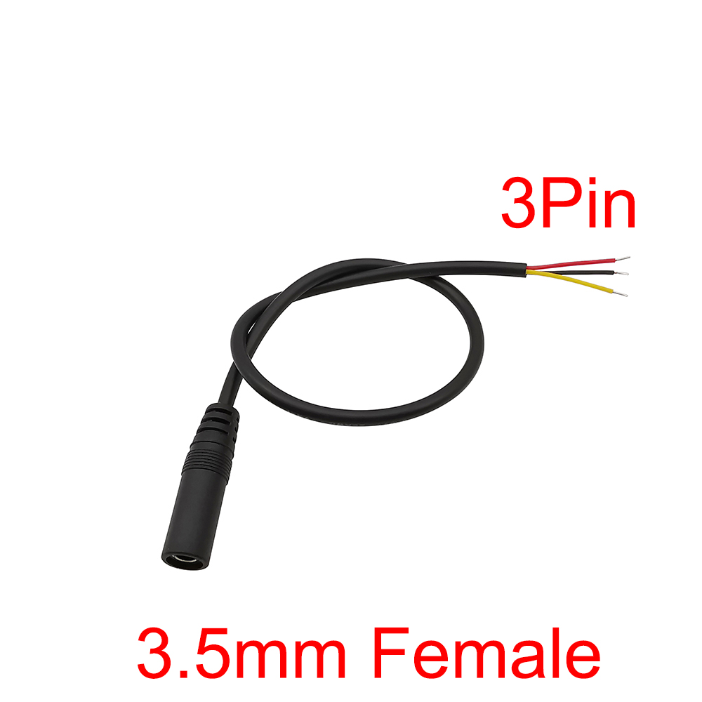 1/5 Uds 2,5mm 3,5mm Mono Cable de Audio estéreo macho hembra conector Jack 2/3/4Pin Cable de extensión DIY auricular micrófono Cable de reparación: BLANCO / Bajo 5 Unids