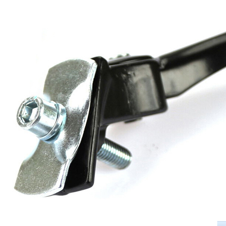 Bike Side Middle Srands Kickstand Aluminum Alloy Black Adjustable Mountain Road Bike Side Stand Bicycle Cycling Parking Stands