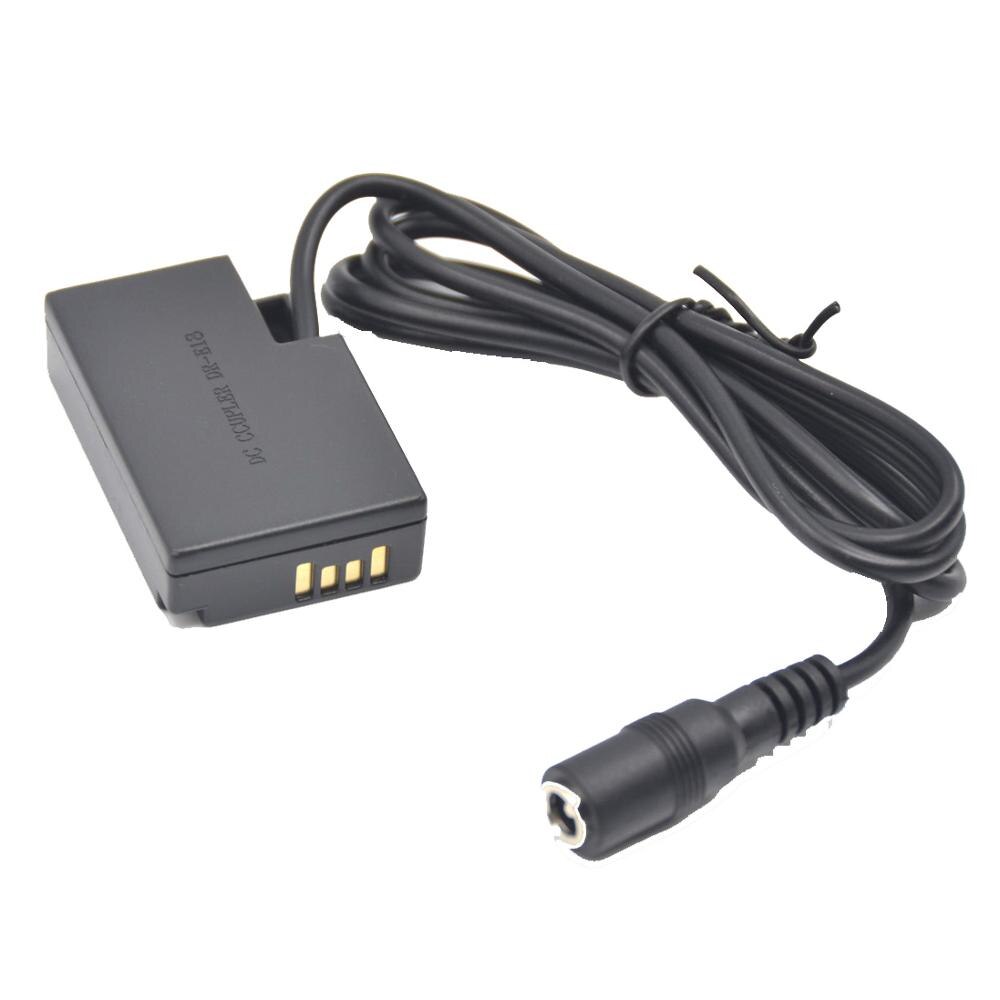 10 stk dr -e18 dc koblinger lpe 17 lp-e17 dummy batteri fit strømlader for canon eos 760d rebel  t6i 750d 8000d t6s kiss  x8i 77d